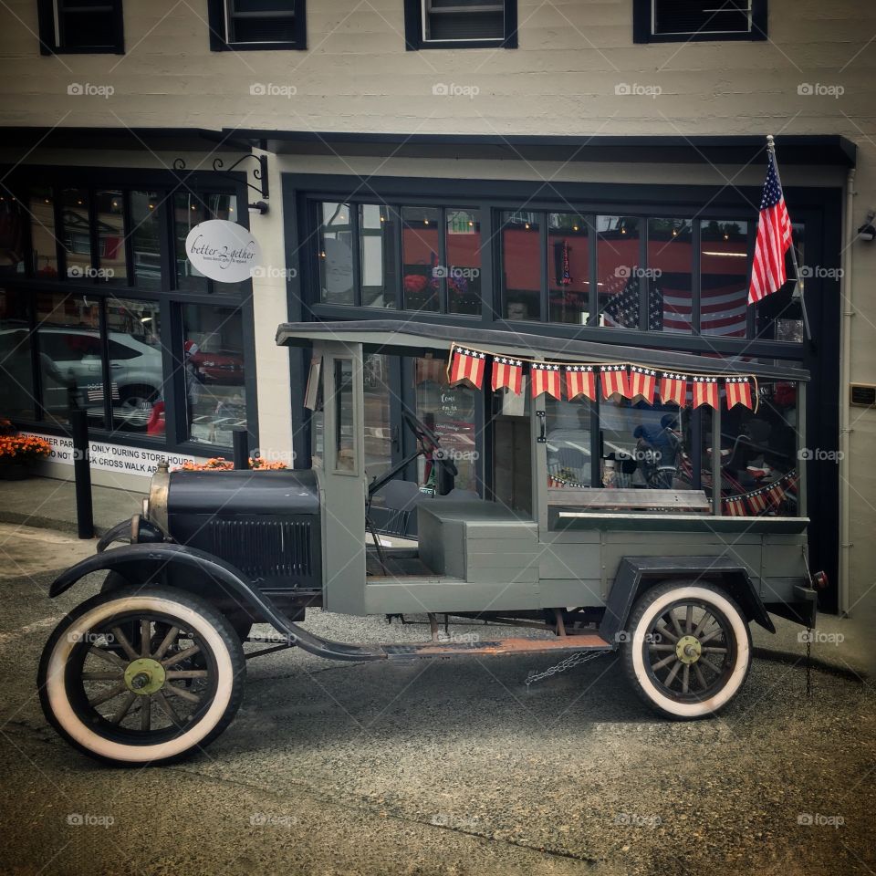 Antique Ford Delivery Truck