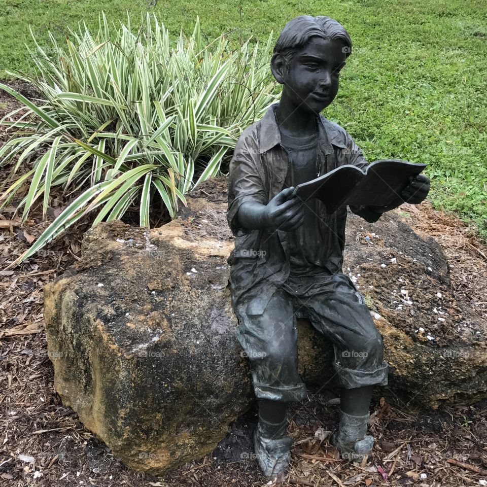 Garden park statue