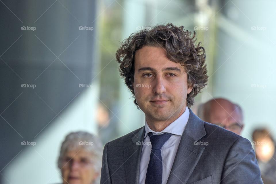 Jesse Klaver At The Memorial Ceremony At The Concertgebouw At Amsterdam 27-10-2018 The Netherlands
