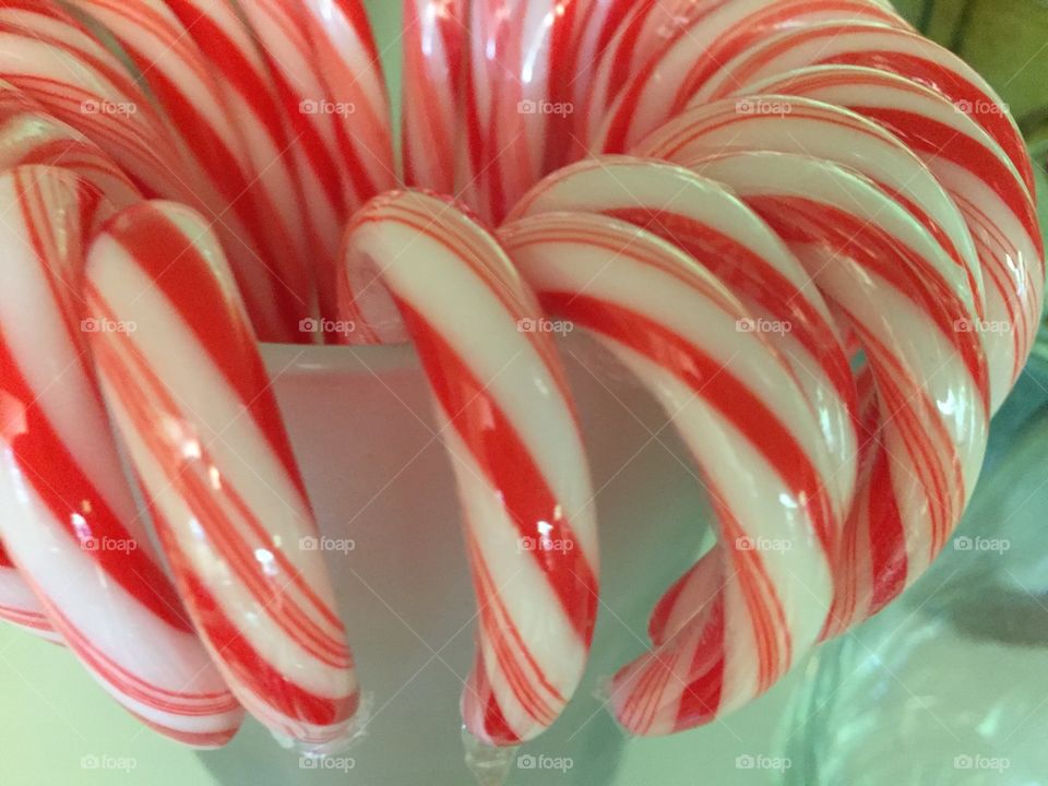 Minimalist images 
Candy canes