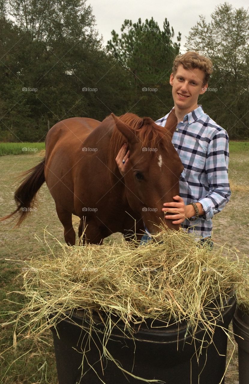 TJ and Harley...their friendship began at age 4...currently both are 17.