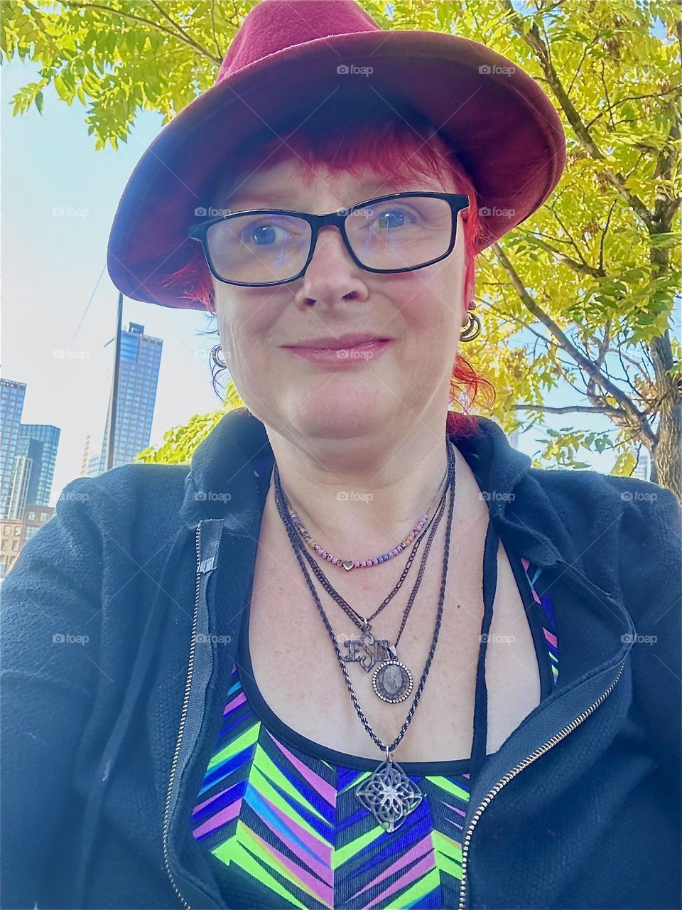 This is me, “Petra Schiller” a.k.a. “Maxine Firefox” a.k.a. “Maximiliane Feuerfuchs” standing in the parking lot beneath the “Pulaski Bridge” at “Newtown Creek” in LIC, Queens. 2024. Hypnotic Productions