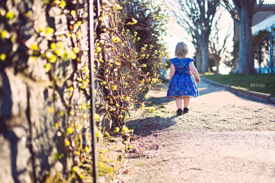 A child's walk in the park 