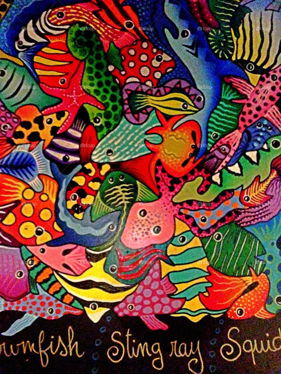 Psychedelic fish
