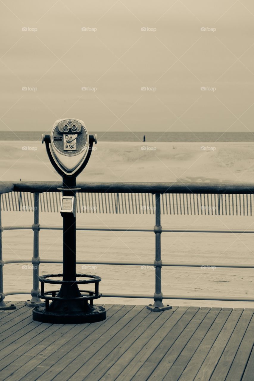 Sepia Jones Beach State Park Scene, Classic Beach Photography, Sepia Landscape Photography 