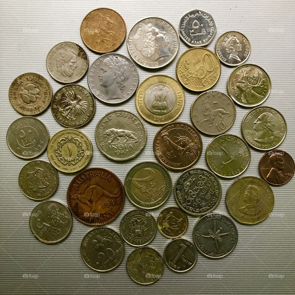 Coins of countries 