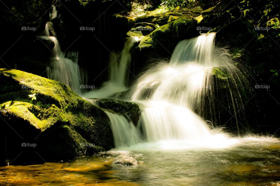 Smoky Mountains waterfall