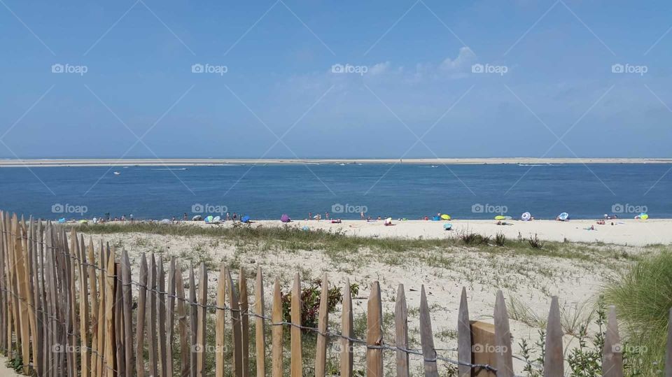 Beach,fence,summer, nature