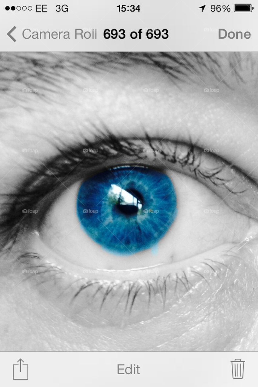 blue eye eyelashes chris by chippy2809