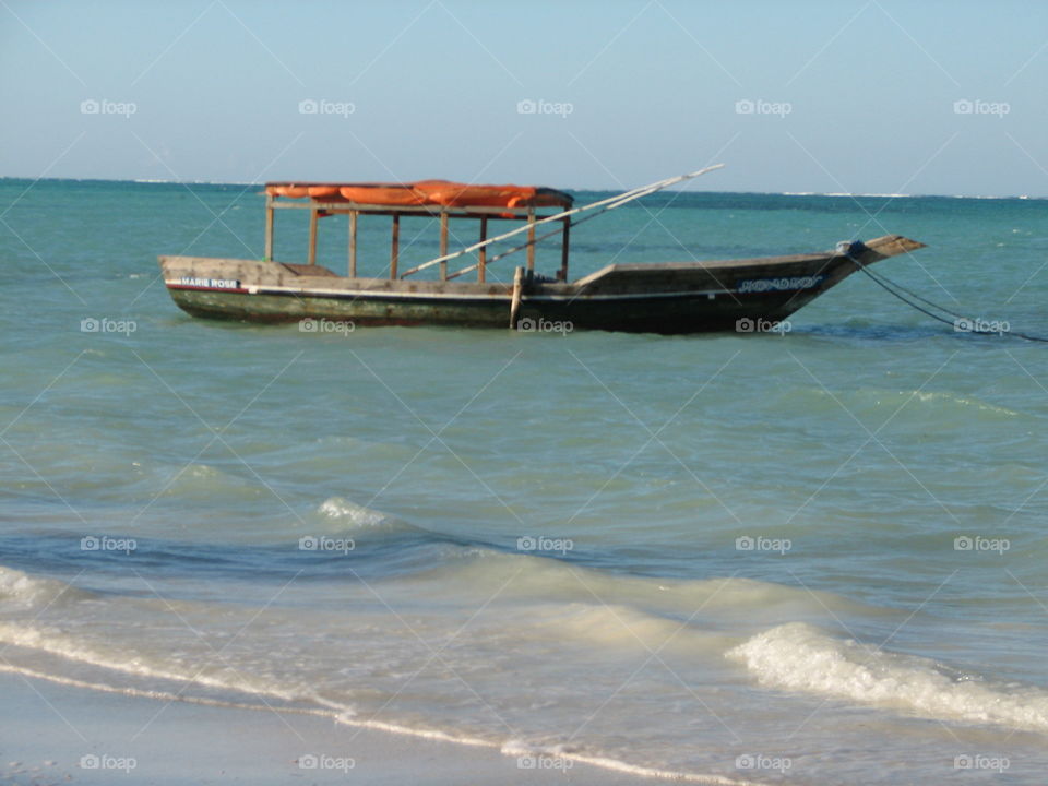 Catamaran in Zanzibar 