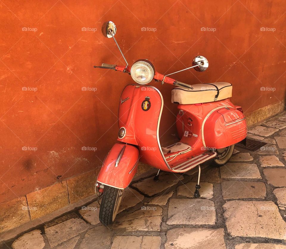 Vespa Scooter,  transport, city, vehicle, travel, transportation,