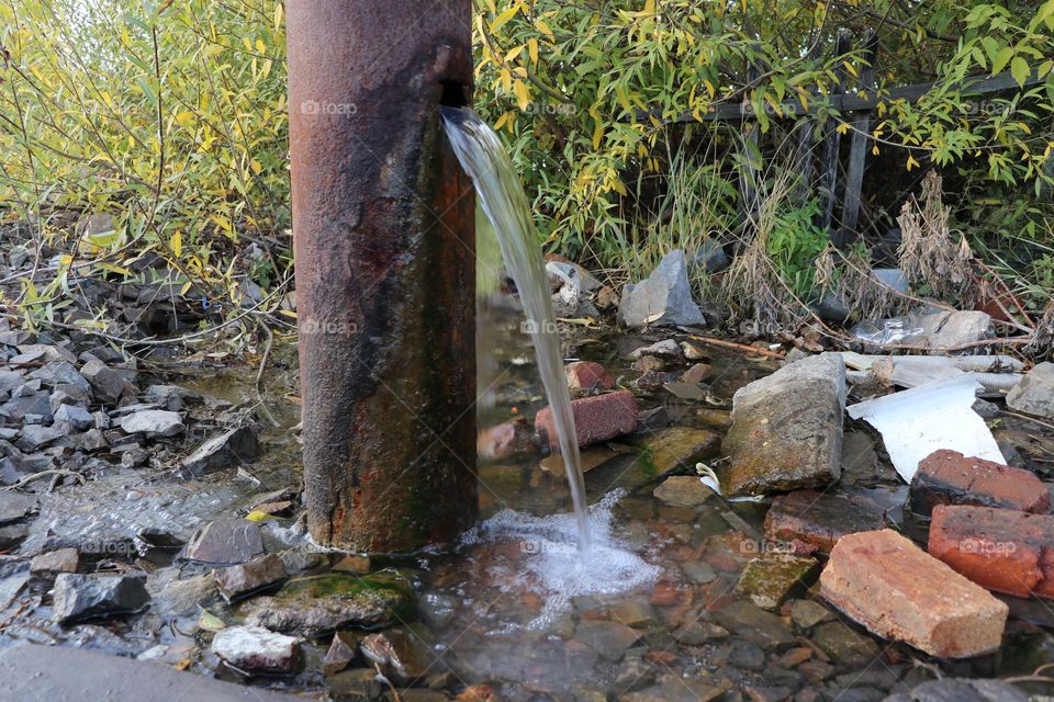 старая колонка