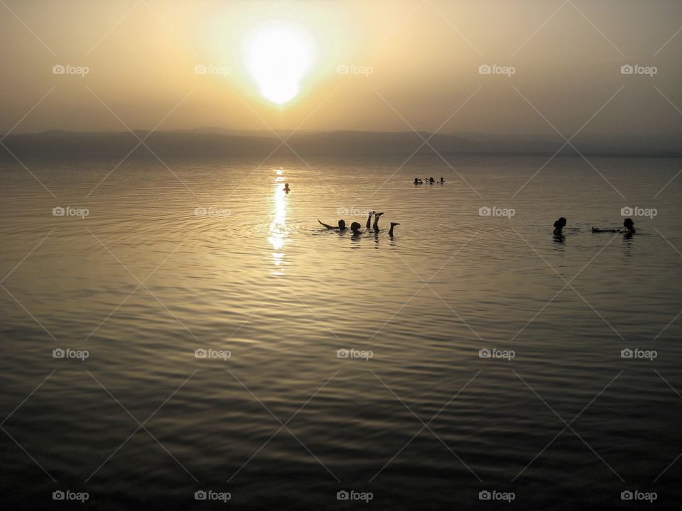 Мёртвое море закат