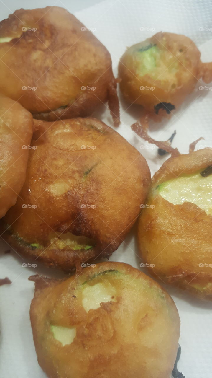 beignets de courgettes
