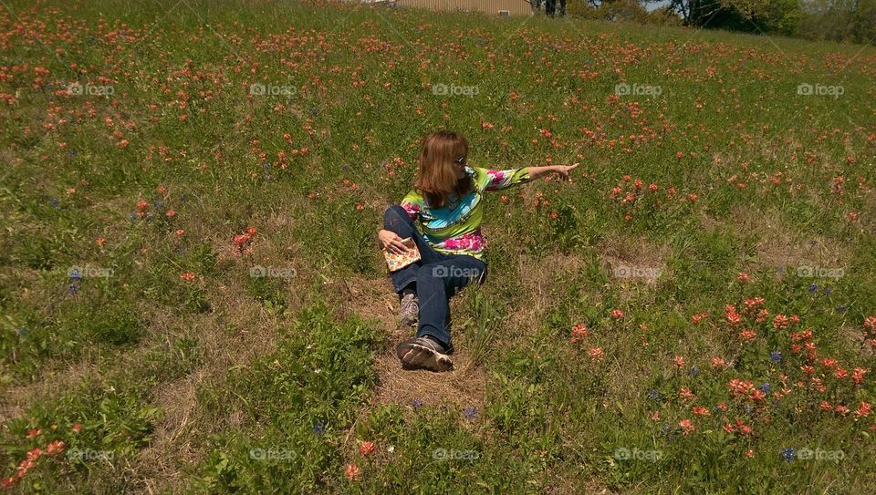 Look at those Indian Paintbrushes.