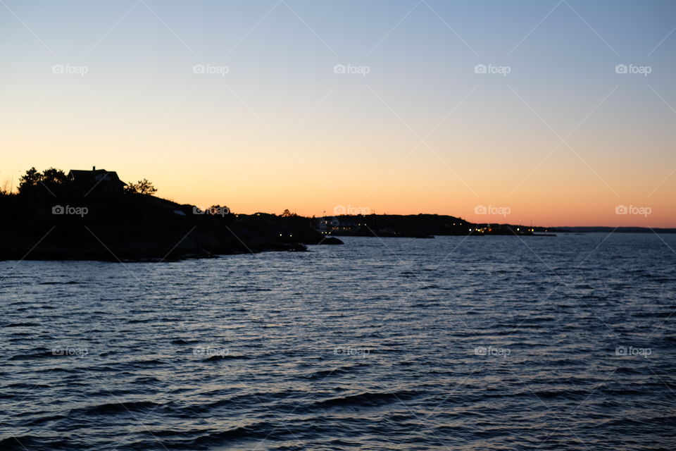 Water, Sunset, No Person, Dawn, Evening