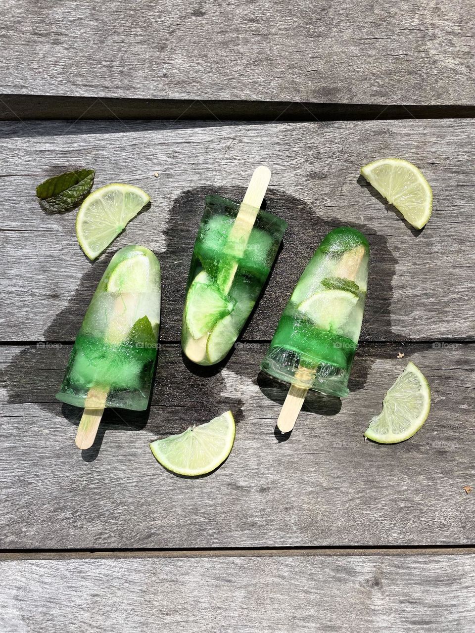 Homemade Lemon Popsicles…