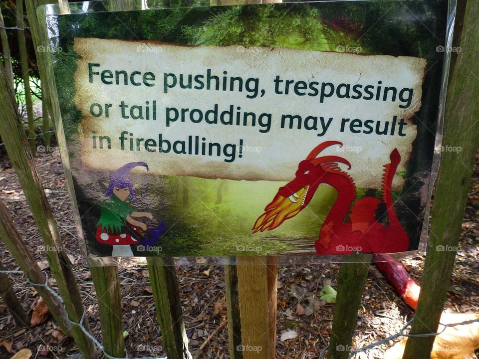 The Dragons Den Keep Out!