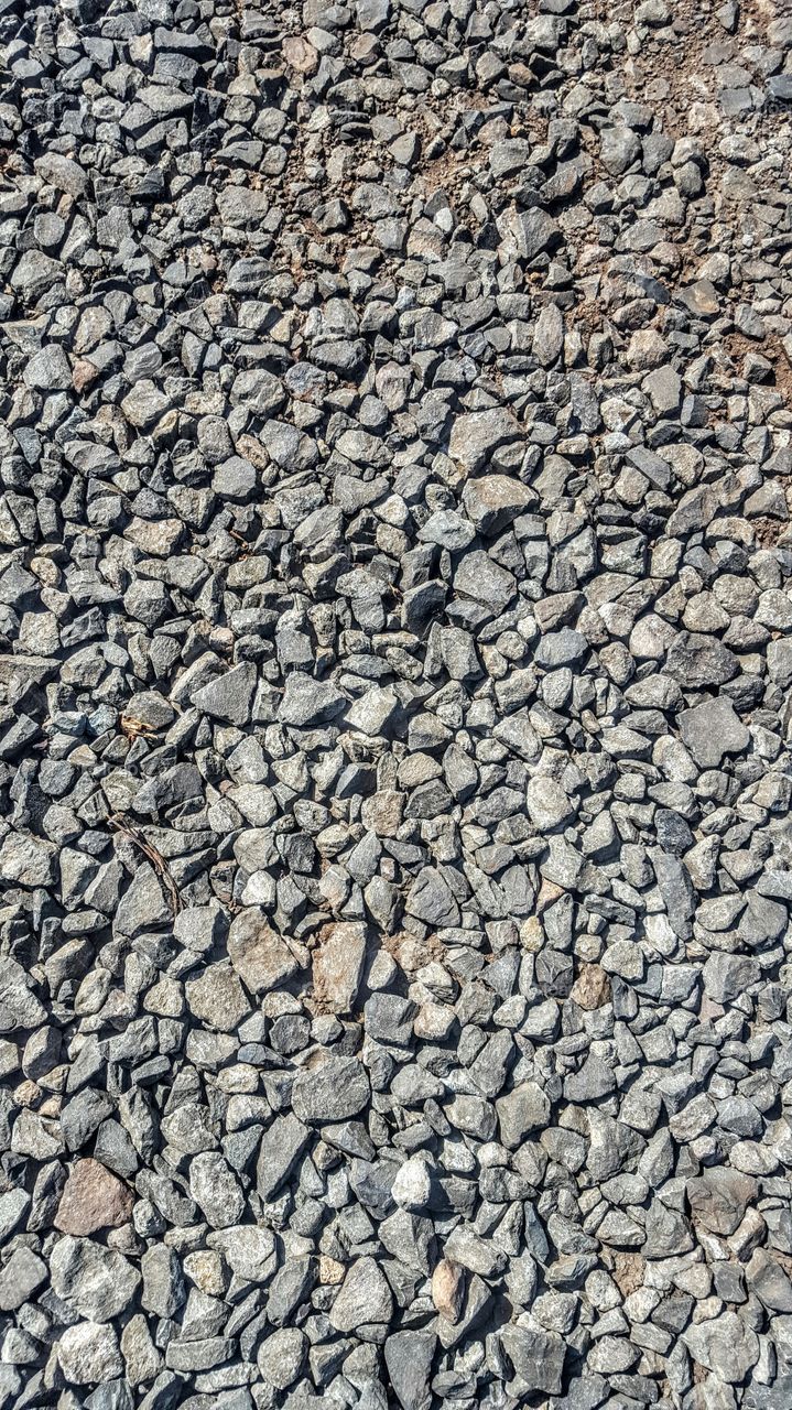 gray pebble surface