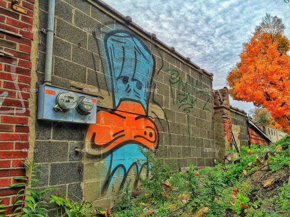 Milford, CT. Overcast Autumn 