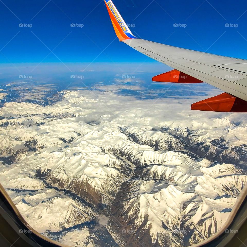 The beautiful snow capped mountains of Southern Colorado linger even though it is Spring