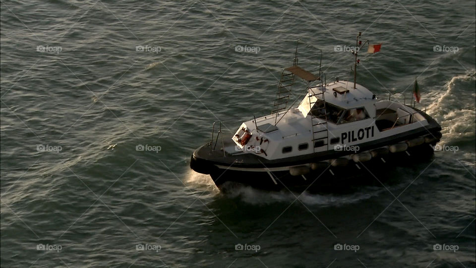 Pilotina vista dalla nave