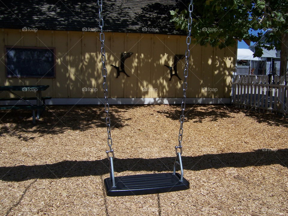 swing. enjoying the day in Old Sac