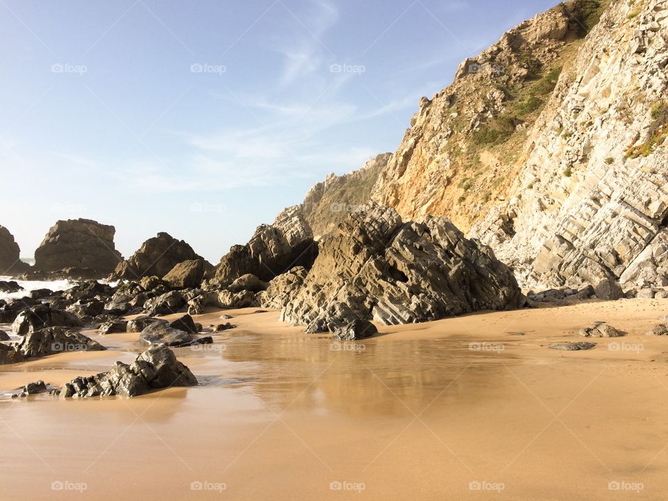 Praia da Adraga in Portugal 