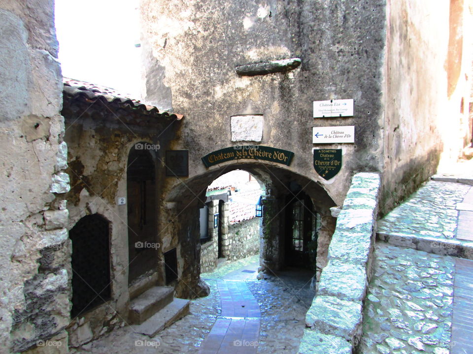 Eze village cote d'azur France