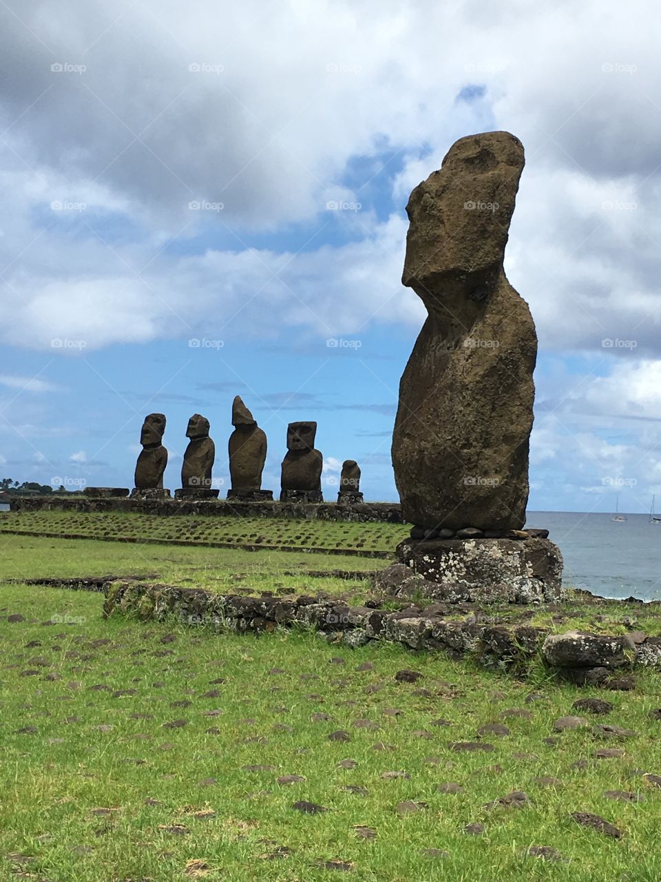 Moais - Easter Island, Chile