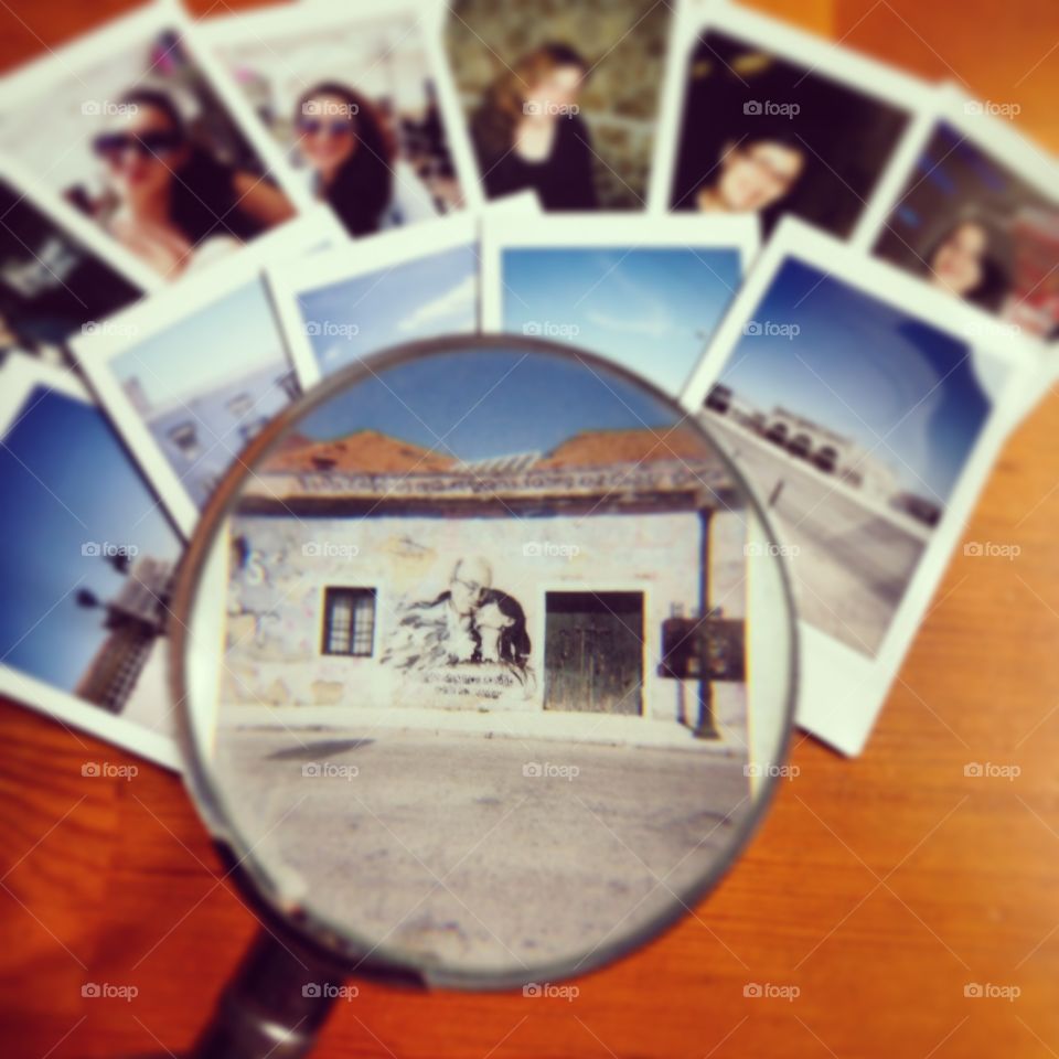 Memories . Playing around with my Polaroid in my summer holidays in Portugal 
