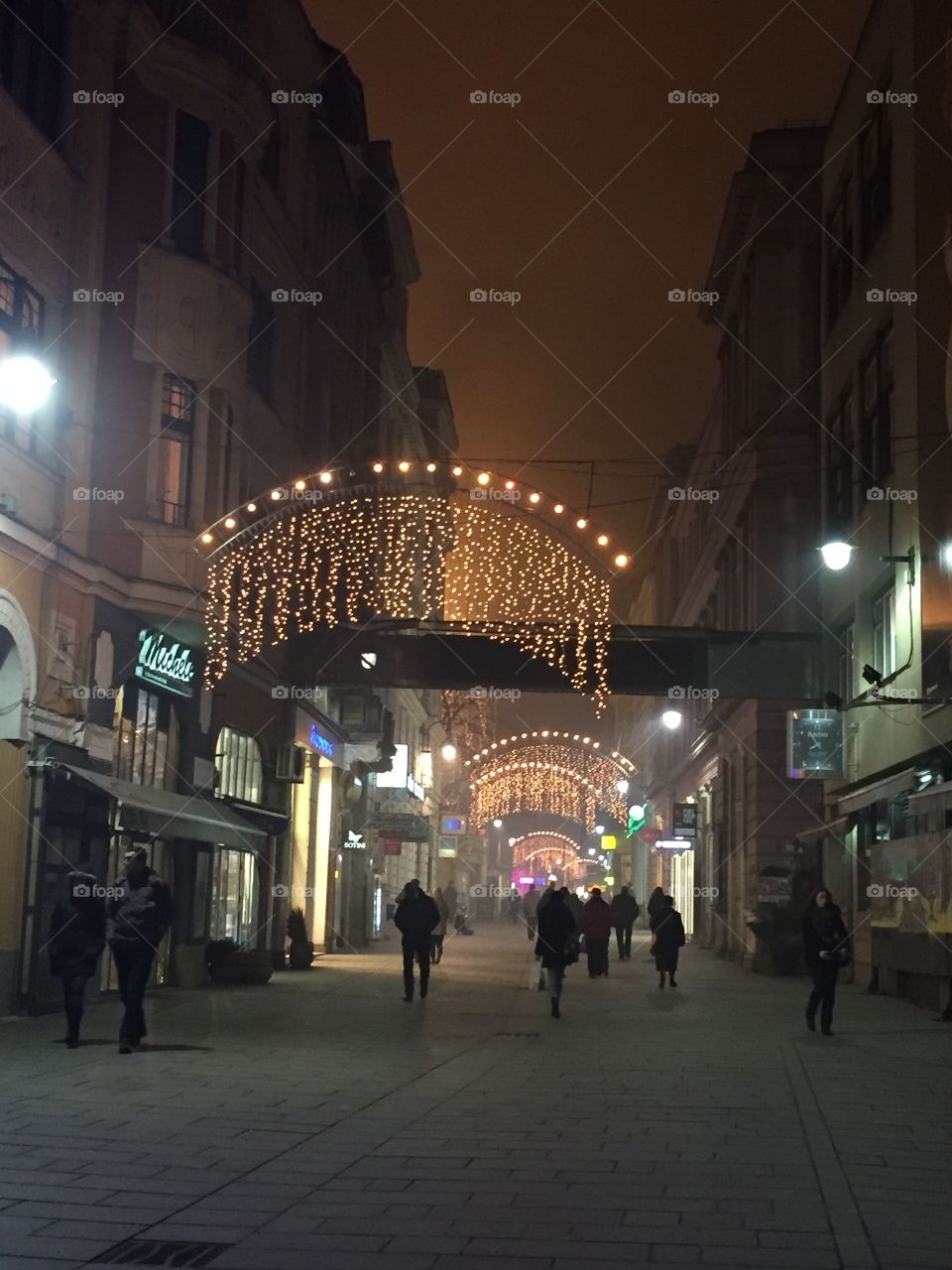 Decorated streets of Sarajevo 