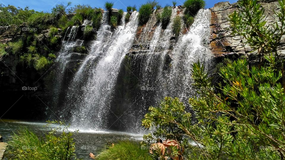 Waterfall of Grotto - Delfinópolis/MG - Brazil