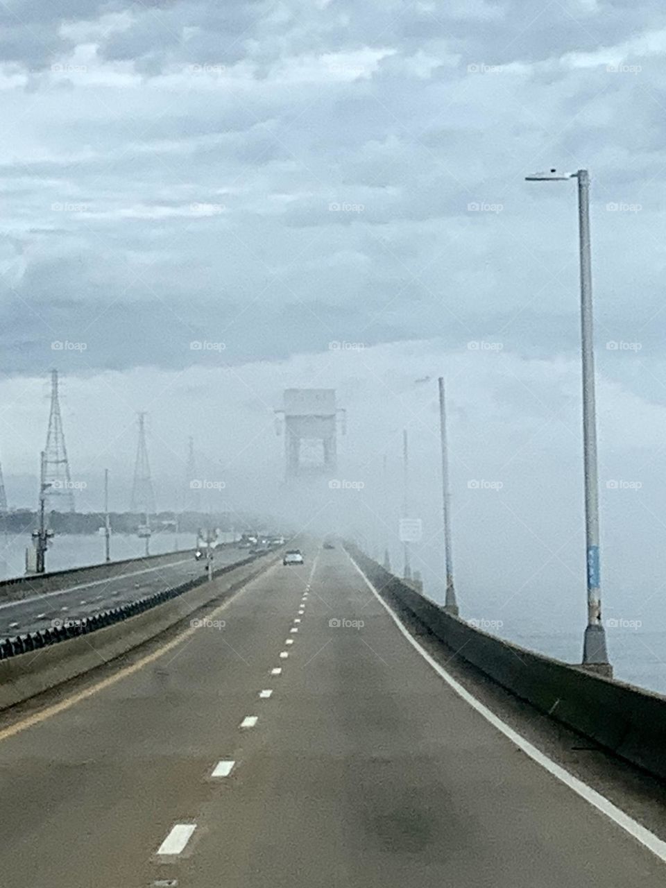 Foggy bridge 