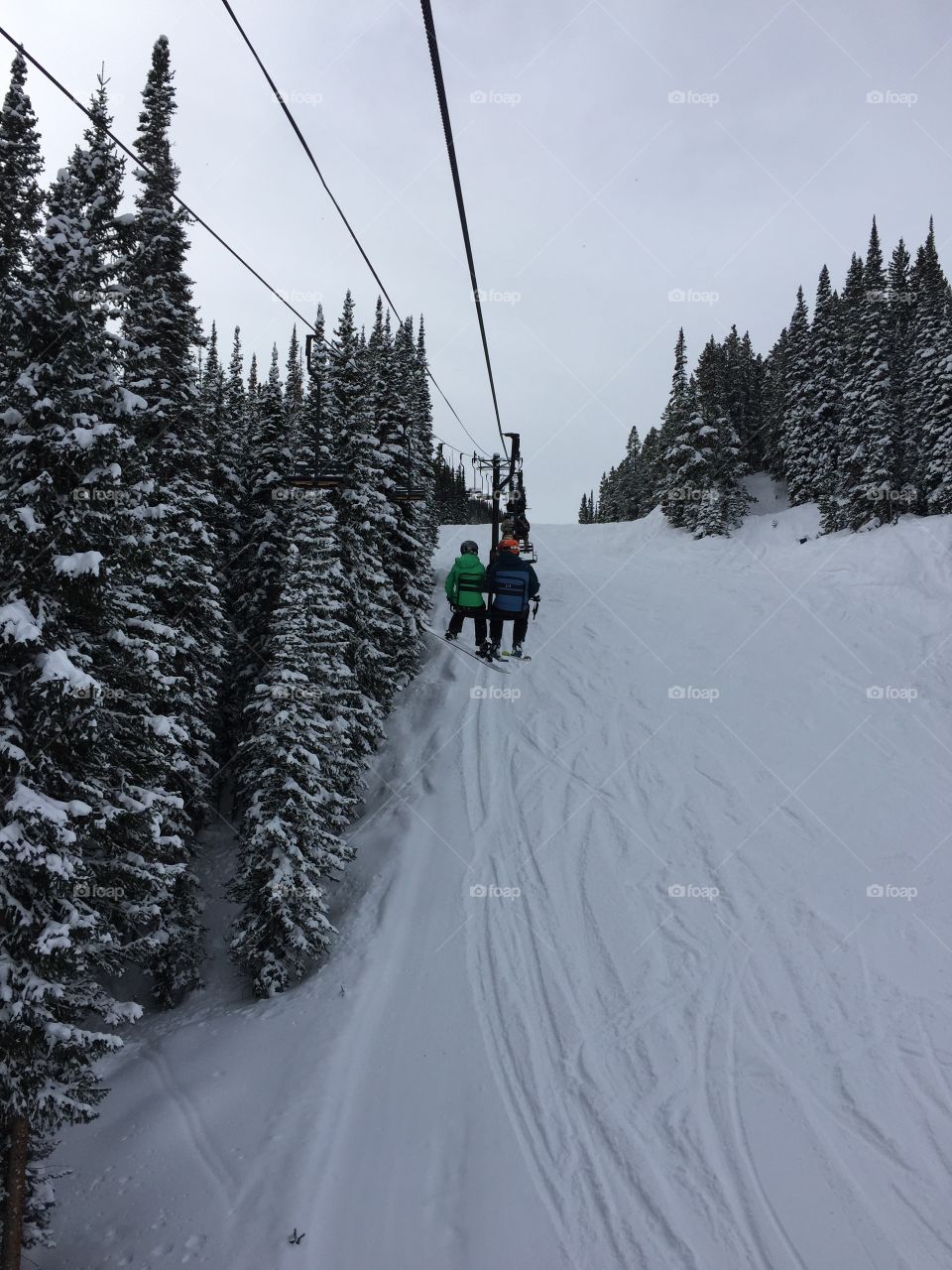 Chairlift in Crested butte Colorado 