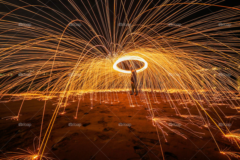 The Arts of Steel Wool Photography, creations of lights. 