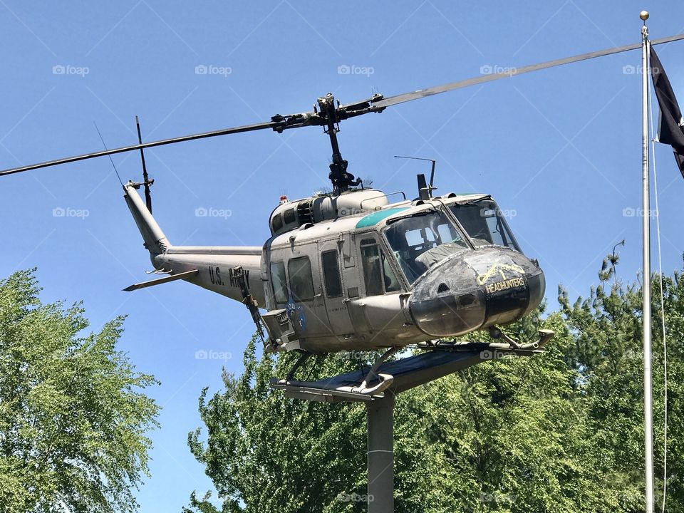 Helicopter  US army