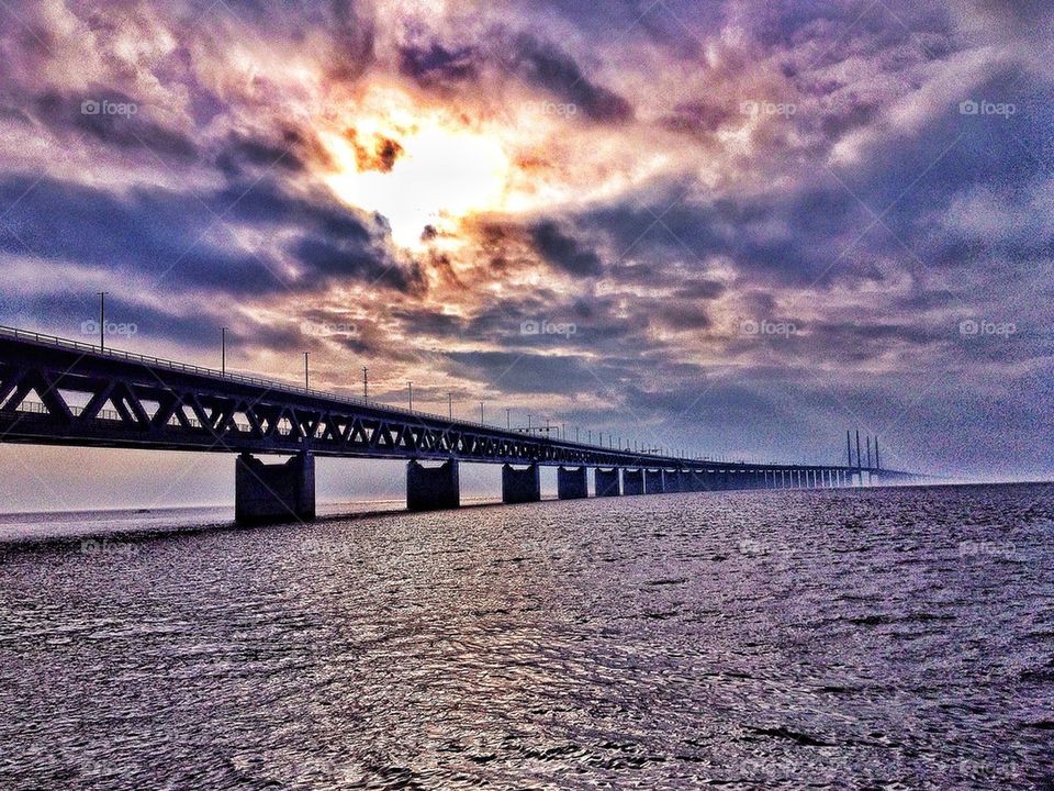 Bridge over friendly water 