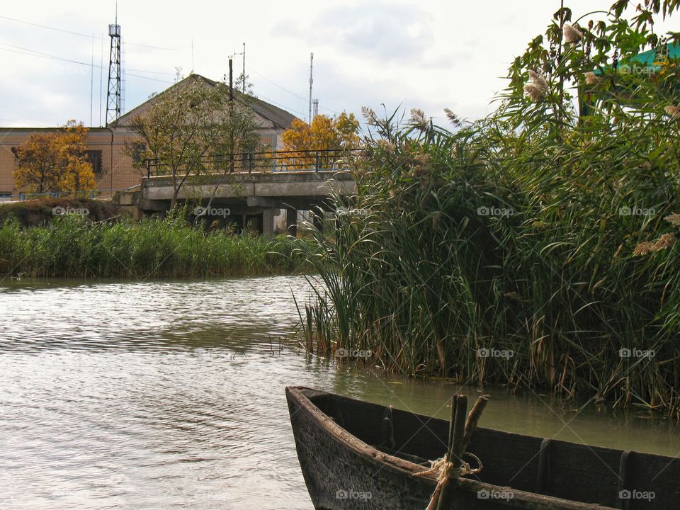 boat on the river