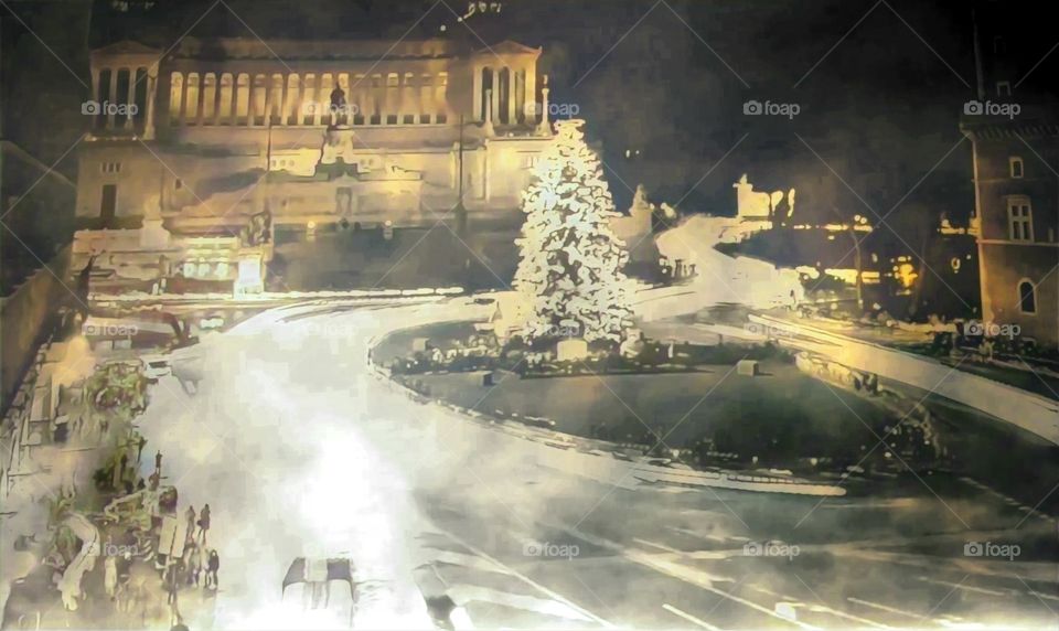 Piazza Venezia Rome Italy