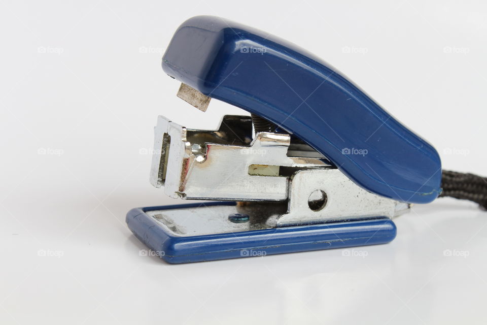 stapler on white