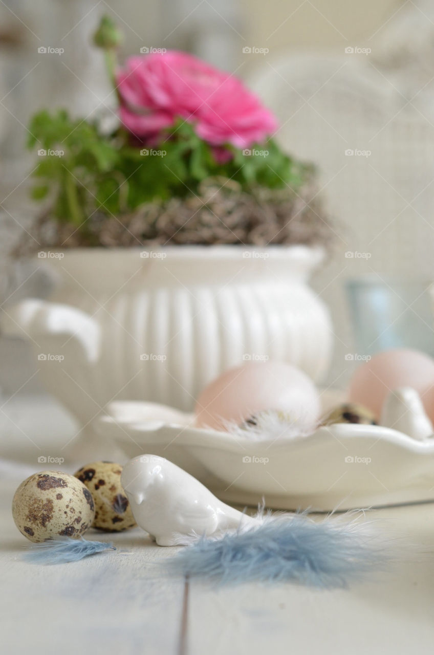 Shabby chic Easter