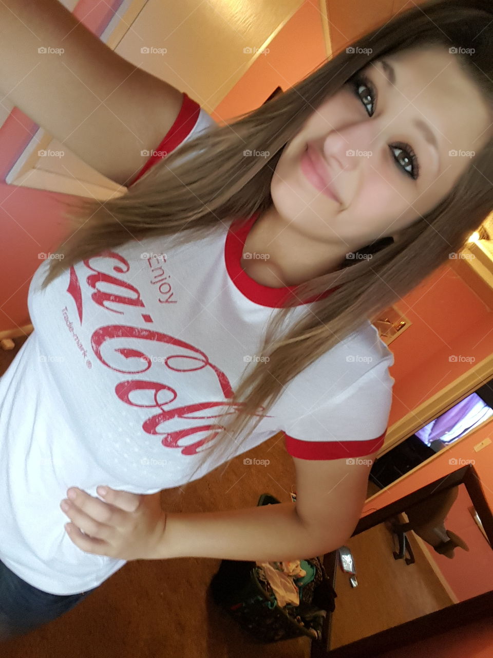 Woman, Indoors, Pretty, People, Adolescent