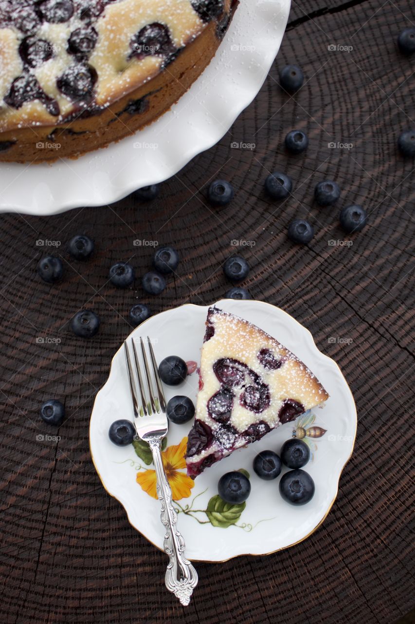 Lemon blueberry cake 