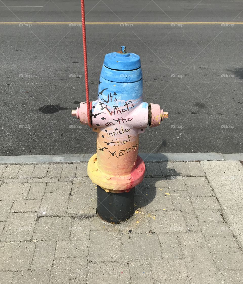 Fire hydrant art