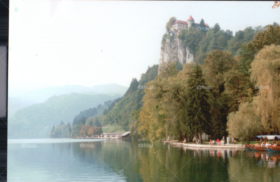 lake lake bled slovenia slovenia formerly part of yugoslavia by Barronbear