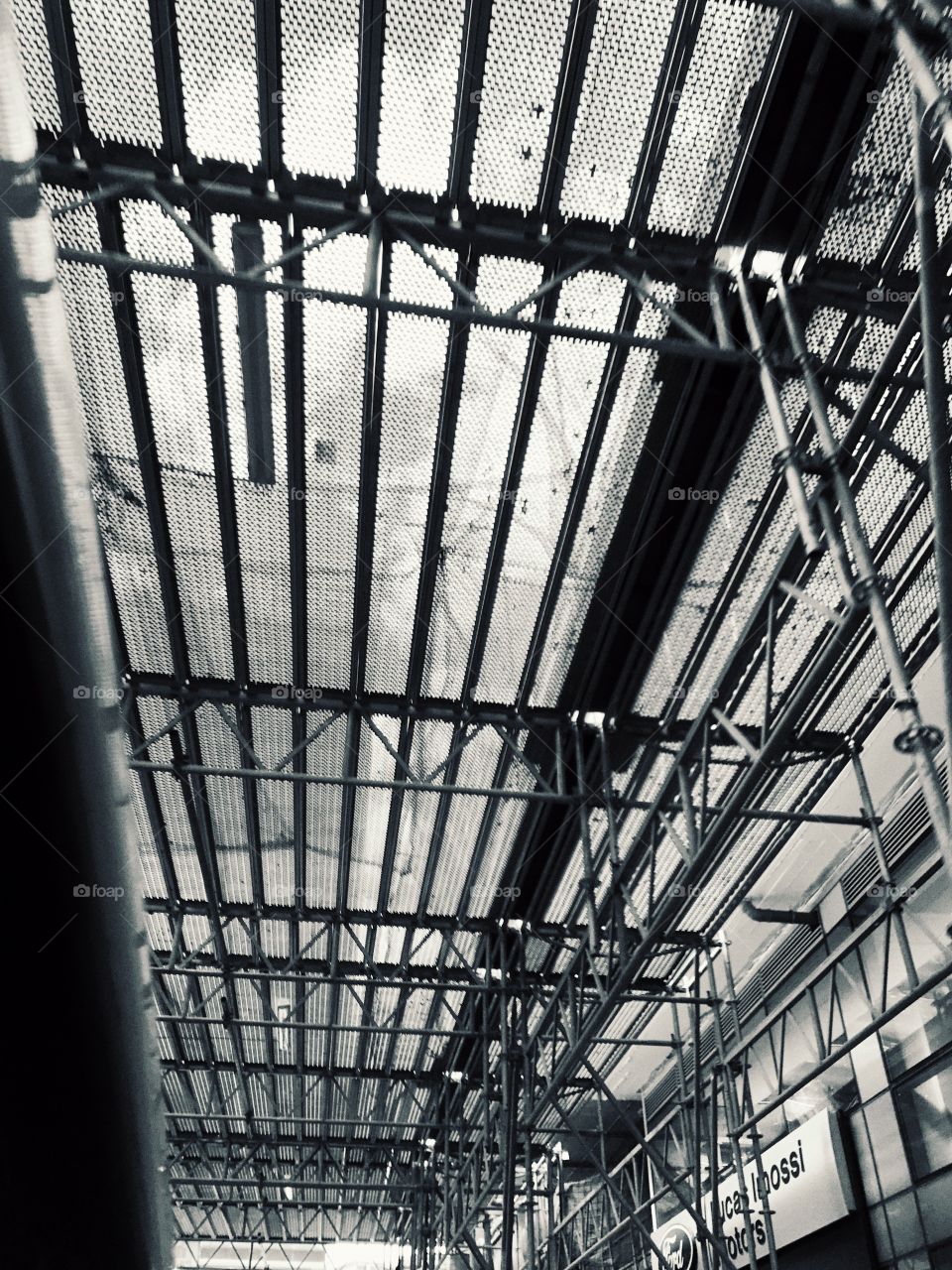 #buildingworks #works #ceiling #outside #scaffolding 