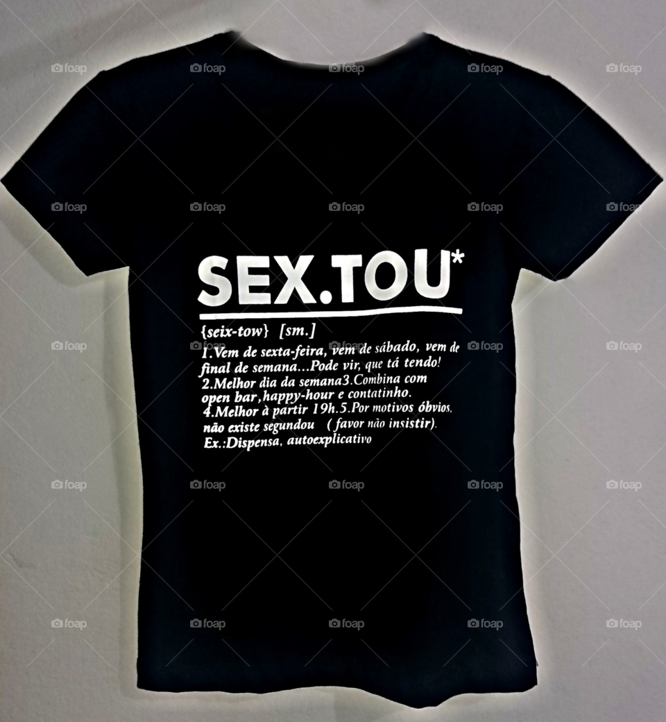 Camiseta 👕 SEX. TOU