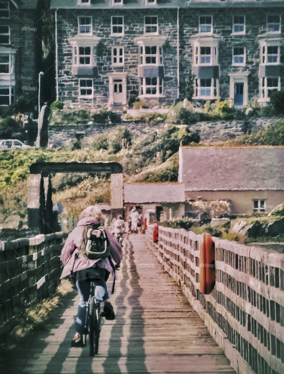 Cycling. Barmouth