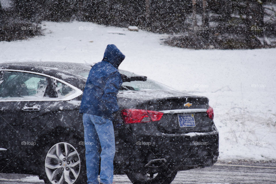 Snow, Winter, Cold, Car, Snowstorm